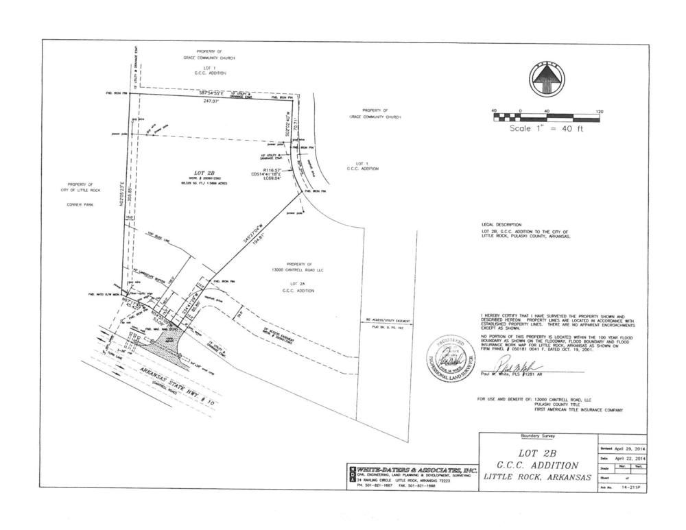 High-traffic Hwy 10 Prime Office Development Property: 12904 Cantrell Rd, Little Rock, AR 72223
